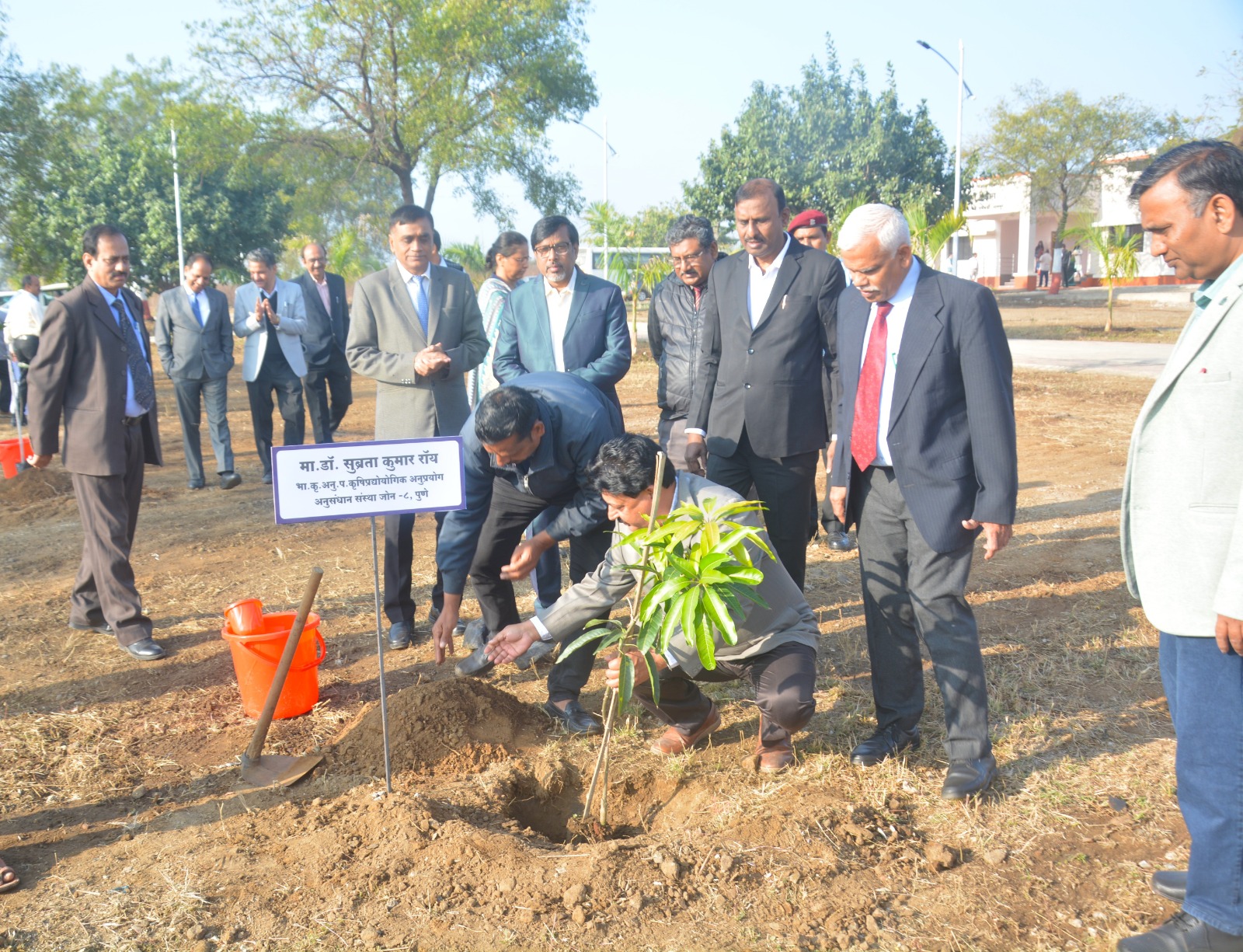 Inauguration of administrative building and Farmers' hostel at Krishi Vigyan Kendra, Du (10).jpeg